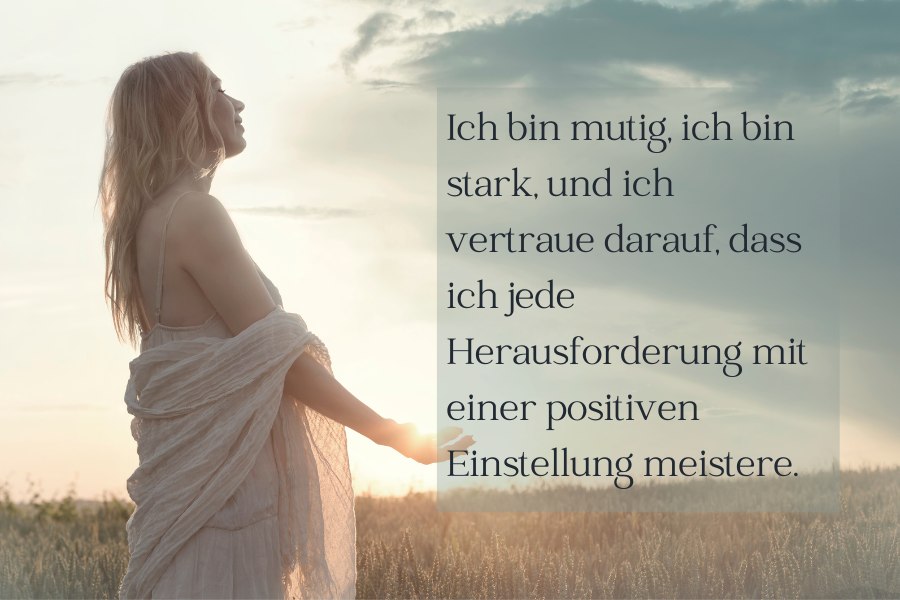 Affirmation für mehr Selbstwert