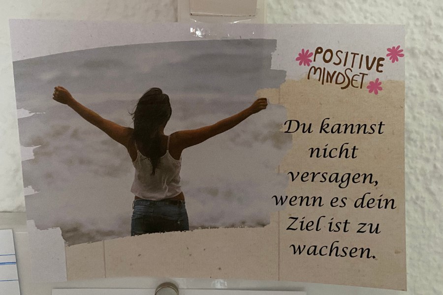 Du kannst nicht versagen, wenn es dein Ziel ist zu wachsen.