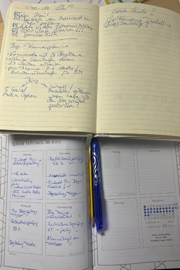 Ganz analog: Notizbücher