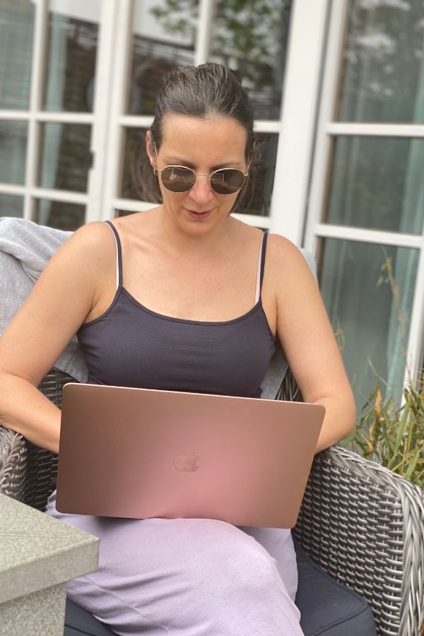 Schreiben auf der Terrasse Schreiben wo die Sonne lacht.