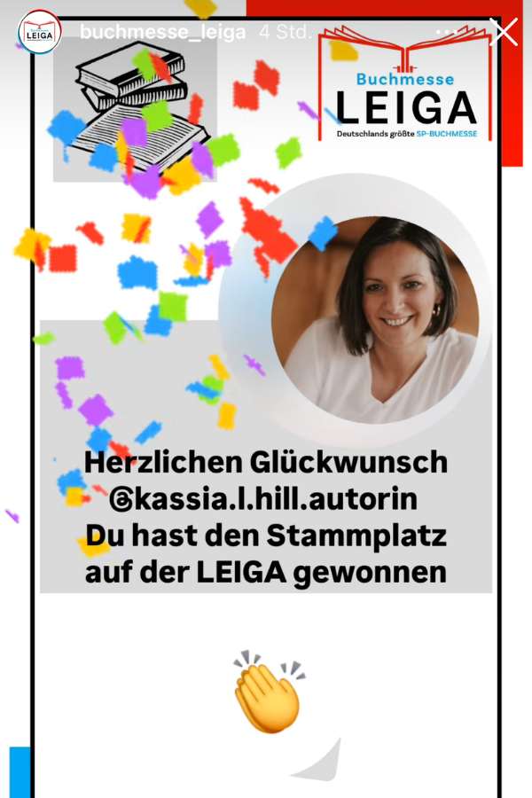 Gewinnbenachrichtigung für den Stammplatz bei der Leiga