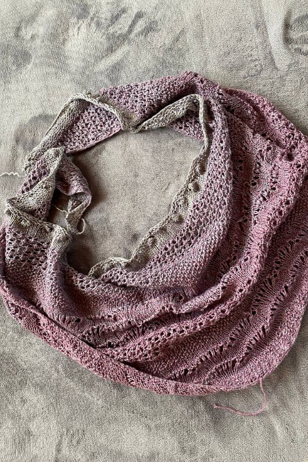 Strickstück Tuch